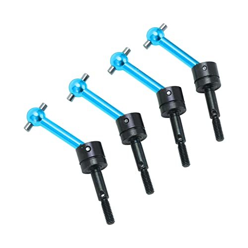 IMAC RC Plane Aluminum Alloy Universal Drive Shaft 4Pcs 70mm for TT02 1/10 RC Car Upgrade Parts Blue Tamiya TT02 Upgrades