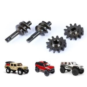 RCAWD SCX24 12T Brass Worm Gears Upgrade Parts for Axial 1/24 Models AXI90081 AXI00001 AXI00002 AXI00005 AXI00006