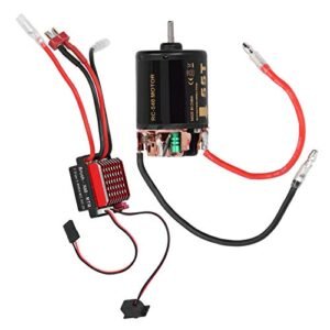 VGEBY RC Motor ESC Kit for Ford Model T RC Car High Torsion 540 Brushed Motor 360A ESC with T Plug 55T Motor and Esc Deans Connector