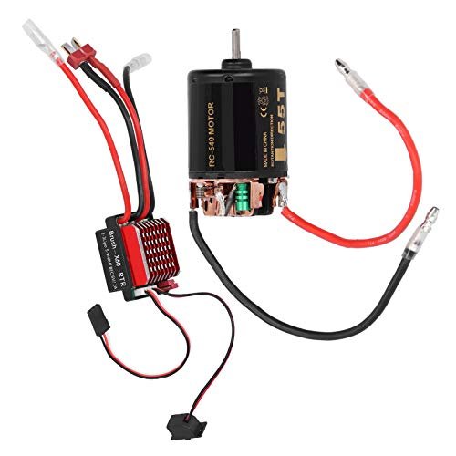 VGEBY RC Motor ESC Kit for Ford Model T RC Car High Torsion 540 Brushed Motor 360A ESC with T Plug 55T Motor and Esc Deans Connector
