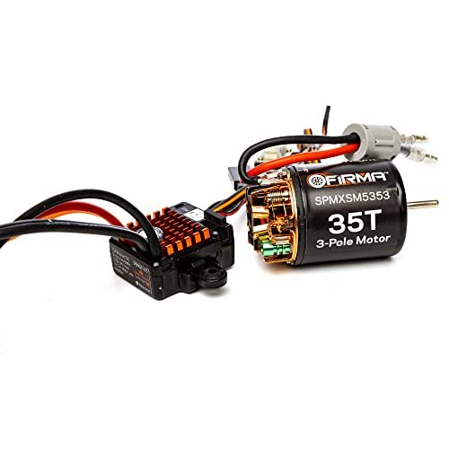 Spektrum Firma 70A Brushed Smart ESC with 35T Motor Combo for Lego Technic RC Buggy Motor SPMXSEMC12