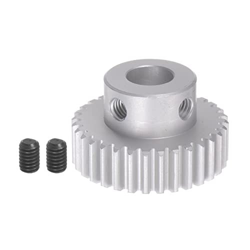 HARFINGTON 32T Mod 1 Aluminum Alloy Step Spur Gear 8mm Bore for 1 5th Scale RC Trucks and Electric Grinder Gearbox