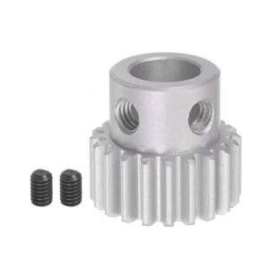 HARFINGTON Step Spur Gear 10mm Bore Gear 20T Mod 1 Aluminum Alloy Motor Gear for RC Car Replacement Parts Accessories Electric Grinder Gearbox Reduction Gear Reducer