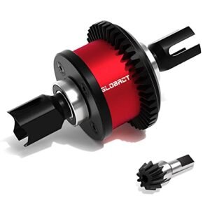 GLOBACT Steel 43T Differential Set for Arrma 1/7 and 1/8 Models Essential Champ RC Plane Parts Upgrade