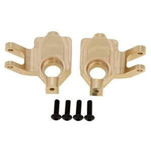 MEUS RACING UTB18 Brass Steering Knuckles 33g per Piece for AXIAL UTB18 Capra Trail Buggy AXI212010 Upgrade Parts Gold