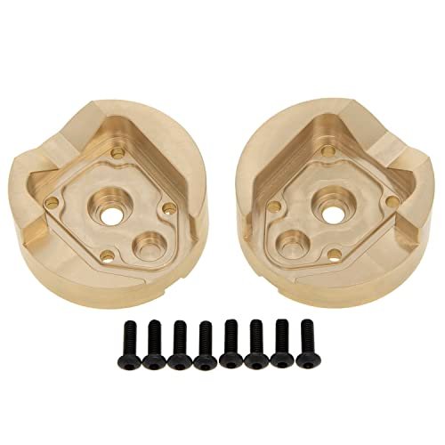 MEUS RACING UTB18 Front Brass Portal Axle Weights 65g Each for AXIAL UTB18 Capra Trail Buggy Upgrade Parts 2Pcs Gold RC Truck Axle Parts