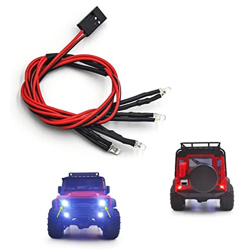 Zolikar TRX4M 1 18 Scale GR RC Crawler LED Light Set White Front Red Rear Lights
