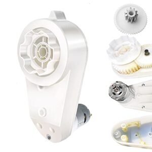 SkyHigh White Gearbox with 12 Volt RS550 40000RPM Motor Perfect for Slow Ride RC Plane Upgrades