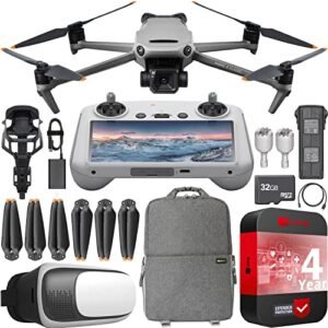DJI Mavic 3 Classic Drone with RC Jet Pilot Figures Hasselblad Camera and Smart Remote Controller