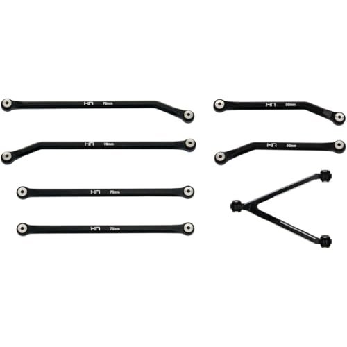 Mi 24 Hind RC Helicopter Durable 6061 CNC T6 Aluminum High Clearance Links Set for Axial SCX24 6.05 Inch Wheelbase
