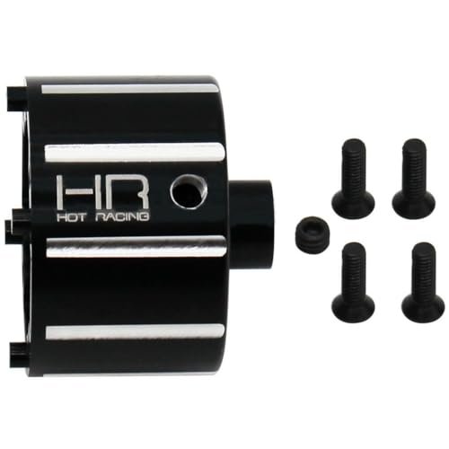 Hot Racing AFE1101 CNC Aluminum Metal Diff Case Set for 1/5 Scale Gasoline RC Trucks Arrma 8S Kraton Outcast