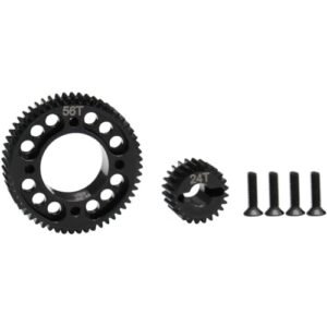 Hot Racing EDR824X56 Stealth X Drive UD2 Gear Set Machined for Hot Wheels RC Stealth Rides Tank
