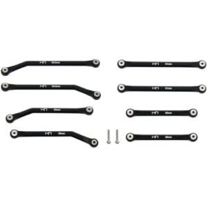 Hot Racing SXTF133HFJ01 Aluminum High Clearance 4 Links Set for RC MI 24 Helicopter and Axial SCX24 Vehicles