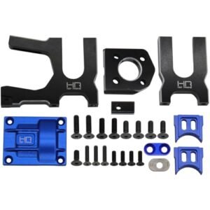 Hot Racing SLG38M01 Sliding Rail Lock RC Motor Mount for Playmobil Sledge CNC Machined Aluminum