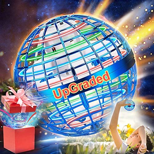 AeroFly Boomerang RC Jet Pro 2024 Upgraded Flying Orb Ball with LED Lights Gyroscope for Kids Adults Indoor Outdoor Play