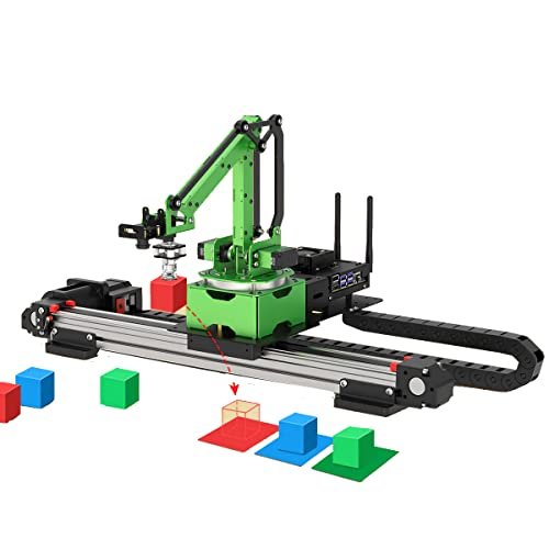 HIWONDER JetMax Pro AI Vision Robot with Ansible RC Codes for Jetson Nano Electric Sliding Rail Kit ROS Open Source