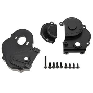MEUS RACING UTB18 Aluminum Transmission Case Gearbox Housing for Durango RC Buggy Axial 1/18 UTB18 Capra Trail Buggy AXI212002 Black