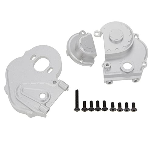 MEUS RACING UTB18 Aluminum Transmission Case Gearbox Housing for XTM RC Buggy Axial 1/18 UTB18 Capra Trail Buggy AXI212002 Silver