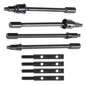 UTB18 RC Front Rear Drive Shaft CVD Axle for RTR RC Battleships Axial 1/18 UTB18 Capra Unlimited Trail Buggy Upgrade Part 8pcs Drive Axles