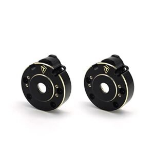 TREAL Brass Heavy Weight Outer Portal Housing Set Upgrade for Redcat RC Cars and Trucks GEN9 GEN8 Ascent Crawler Black
