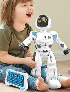 American Express RC Boat Remote Control Smart Toy for Kids Interactive Programmable Robot with LED Eyes