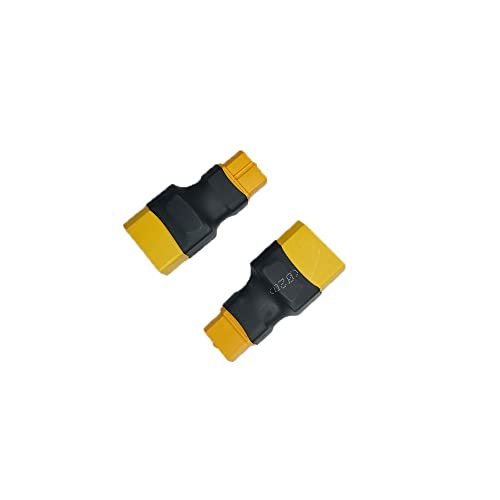 Wmzjnljy RC XT90 to XT60 Adapter Connector 2pcs for LiPo Electric Quad ESC