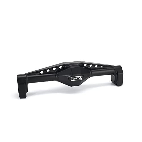 TREAL UTB18 Capra Rear Axle Housing Aluminum 7075 CNC Machined with Rear Hubs One Piece Design Upgrades for RC Jet Design Enthusiasts Black