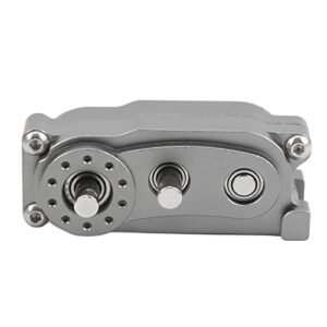 VBESTLIFE Flying Fish RC Car Parts 313mm Wheelbase 2 Speed CNC Machined Anodised Aluminium Alloy Transfer Case for Scx10 1/10 RC Car