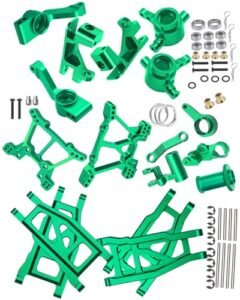 Tower Hobbies RC Helicopter Aluminum Upgrade Parts for 1/10 Stampede 4x4 VXL Slash 4x4 VXL Suspension Arm Caster Block Steering Blocks