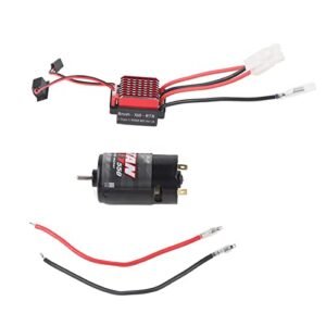 Acrobat RC Car 550 Brushed Motor with 360A ESC for 1 10 Scale Models 21T