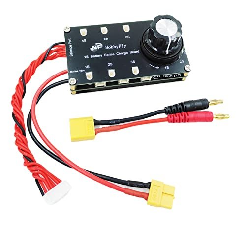 HOBBYFLY 1S Lipo LiHv Batteries Charging Board for RC Cars Explained PH2 0 and BT2 0 Connector Compatible