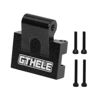 GTHELE Aluminum Rear Axle Truss Upper Link Mount Compatible with Hyper RC 6 Wheel Jeep Gladiator Axial SCX24 C10 JLU Bronco Upgrade Part Black