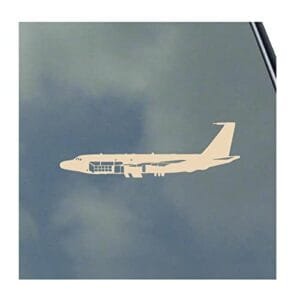 RC135V Rivet Joint Pilot Crew Side View Vinyl Sticker Decal Reconnaissance Aircraft