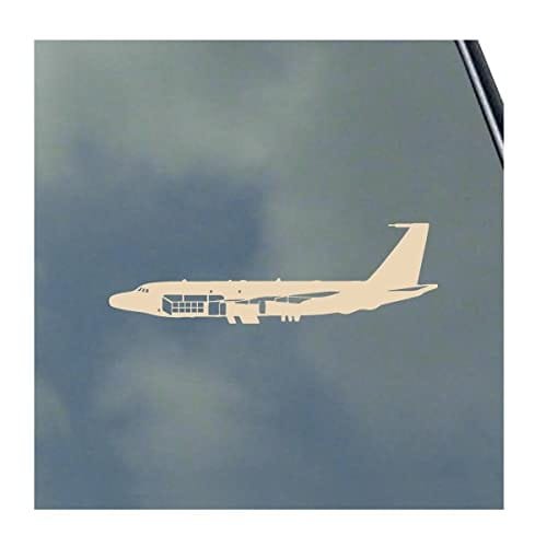 RC135V Rivet Joint Pilot Crew Side View Vinyl Sticker Decal Reconnaissance Aircraft