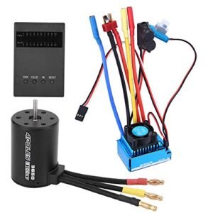 VBESTLIFE Brushless Motor and ESC Combination 3650 Motor 3100Kv 80A for Afterburner RC Jet