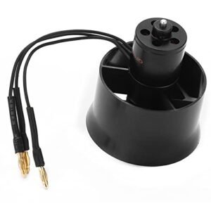 QX Motor 30mm EDF 6 Blades Ducted Fan with QF1611 14000KV 6 Pole Brushless RC Motor 16x25mm for High Speed RC Airplanes