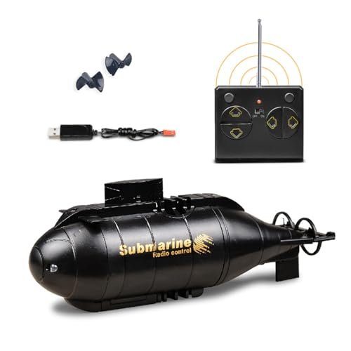 AquaZoom Mini RC Boat Race Nuclear Submarine 6CH High Speed Waterproof Toy for Kids