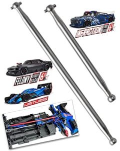 RCMYou Carbon Fiber Drive Shaft CVD Upgrades for Arrma Infraction Felony Limitless 6S BLX Models