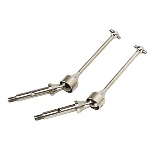 Rebel Jet RC Premium Steel Rear Drive Shaft CVD for LOSI 1/18 Mini B Mini T 2.0 RC Car Silver