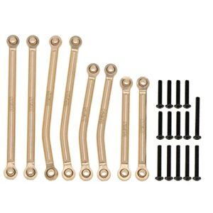 MEUS RACING TRX4M Brass Links High Clearance Linkages Kit for Traxxas TRX4M Defender Bronco 1 18 RC Crawler Upgrade Parts by Vantage Racing RC Parts