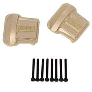 MEUS RACING Brass Front Rear Axle Diff Cover for 1/18 RC Crawler Car TRX4M TRX4M Bronco Defender Upgrade Parts Perfect for RC Willey Desks