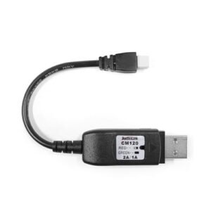 Radiolink CM120 Portable USB Battery Charger Cable for Vintage RC Motorcycle 3.7v 1S LiPo Battery Fast Charger with PH2.0 Plug