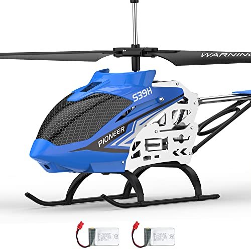 Cheerwing SYMA S39H High Flying RC Helicopter with Altitude Hold Dual Speed Modes and LED Lights for Adults and Kids Blue