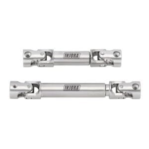 INJORA Steel Drive Shaft RC Car Upgrade for TRX4M Defender Bronco 1 18 Scale Crawler 2PCS