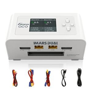 Gens Ace Imars Dual Smart Lipo Charger 15A AC 200W DC 600W RC 15A Tire Changer