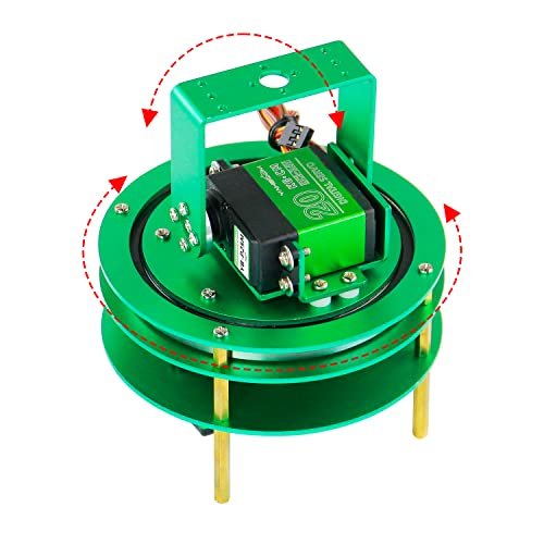 Yahboom 2DOF Servo Pan Tilt Kit RC Helicopter Camera Kit with Metal Servo for DIY Robot and Camera Mount
