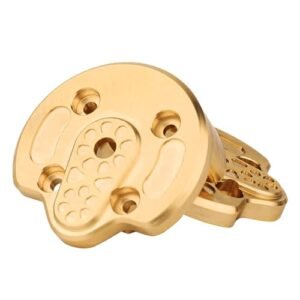 RZXYLRC Heavy Duty Brass Outer Portal Housing Covers Counter Weight for 1/18 Capra UTB18 RC Car Upgrades 2PCS Perfect for RC Groups Free Plans Enthusiasts