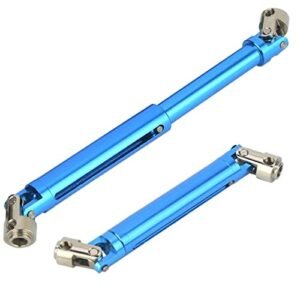 ADORLY 2pc Full Aluminum RC Wheels 1/10 Driveshafts Upgrade for Redcat Gen7 Pro Everest 10 Gen7 Sport Crawler Car Parts