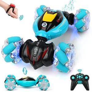 DDAI RC Cars Gesture Sensing Stunt Car Best RC Car for Grass 360 Rotating 4WD Remote Control Transform 2.4Ghz Hand Controlled Car for Kids Age 6 7 8 9 10 11 12 Year Old