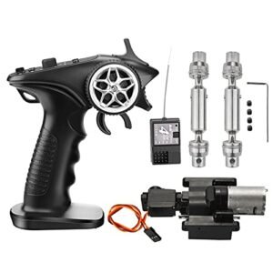 Pizarra 2 Speed Drive Shaft 4 Channel Remote Control Receiver Set Upgrade Parts for D90 RC Car C14 C24 B36 MN MN99S